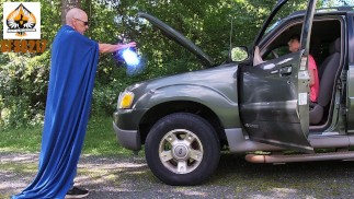 Sexy Granny Saved Repays Super Hero With Juicy Blowjob