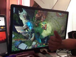 I play league but don’t trash talk, spreading good vibes instead