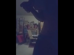 In the garage bussin a good ass nut