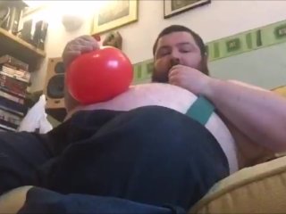fat, solo male, balloon, verified amateurs