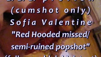Превью BBB: София Валентайн "Red Hooded Semi-Ruined"(только сперма)AVI noSloMo