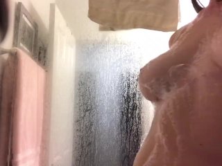exclusive, soapy massage, natural breasts, big boobs