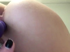 Rubbing & Penetating my pussy with 2 toys til Pulsing, screaming Orgasm