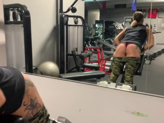 PG 13 Public nude workout