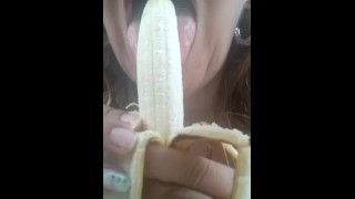 Cómo se "come" una "banana"
