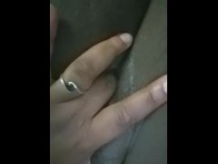 Playing with my tight pussy