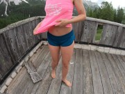 Preview 4 of SEXY HIKING WITH REAL CREAMPIE AND CUM INSIDE THE PUSSY OF MY STEP SISTER