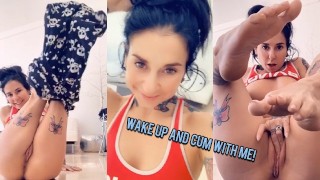 MILF Tight Body Tattoo Joanna Angel Begins Her Day By Masturbating