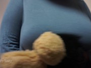 Preview 2 of Female Murrsuiter with Big Tits Teases in a Tight Shirt