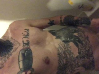 Masturbating in Shower