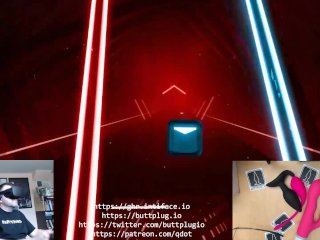 Buttpluggin' With qDot - Intiface Game Haptics Router Demo (Butt Saber)