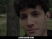 Preview 2 of LatinLeche - Cute Latino Boy Gets His Asshole Creampied By A Hung Stud