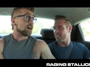 Preview 4 of RagingStallion Wow! Does This Ride Share Only Pickup Gay Hotties!?