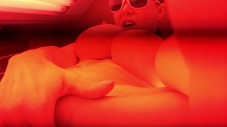 Getting Myself Off in the Tanning Bed