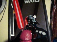 éjac sur mon miroir Star Wars Dark Vador