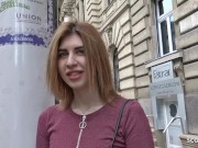 Preview 3 of GERMAN SCOUT - CUTE GINGER TALK TO FUCK AT STREET CASTING FOR CASH