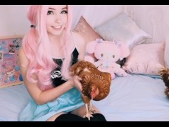 Belle Delphine strokes two BIG cocks - Screenshot 14 of 16 - Cock