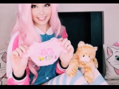 Belle Delphine plays with her PUSSY - Screenshot 10 of 16 - Petite