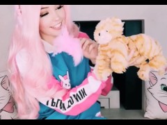 Belle Delphine plays with her PUSSY - Screenshot 5 of 16 - Petite
