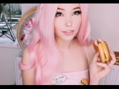 Belle Delphine gets her HOLE nice and FILLED UP - Screenshot 2 of 16 - Kink