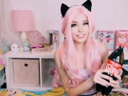 Preview 5 of Belle Delphine gets HUGE LOAD blown on her