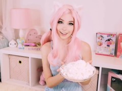 Belle Delphine gets huge dripping CREAMPIE