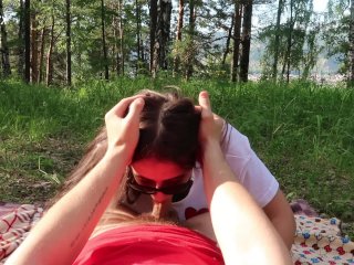 Public Blowjob & Hot_Sex with Cute Girl in the Park - MaryVincXXX