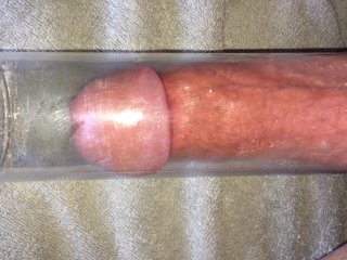 penis pump, solo male, kink, pumping penis