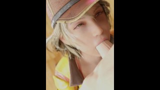 Final Fantasy 3D Animation With Sound Starring Cindy Aurum Blowjob