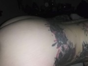 Preview 1 of BBC anal wit Tattooed Big booty. Cumshot