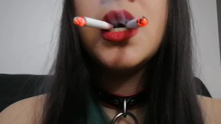 MissDeeNicotine fetichista fumando - ¡Este es para ti!