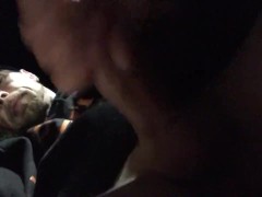 Beating my dick at McDonald’s, chap stick for lube!!