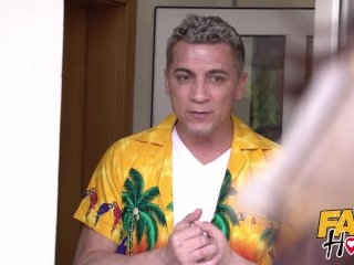Fake Hostel Sweaty hot festival girls turn on landlord with their scent screenshot number 0