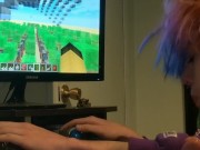 Preview 1 of Sexy GF gets tied up and bent over while I play Minecraft