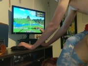 Preview 6 of Sexy GF gets tied up and bent over while I play Minecraft