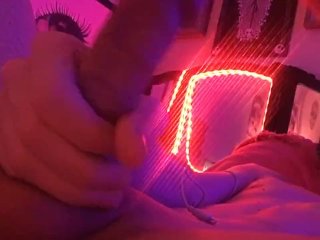 Stroking My Hard Cock