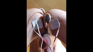 Fun With An Electric Butt Plug And A Prostate Massager