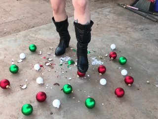 Christmas in July- Ball Busting in Boots ASMR