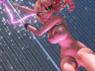 MMD Sexy Stripper Pole Dance - Maiko