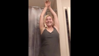 A White Milf Performs A Dance To A Spanish Song