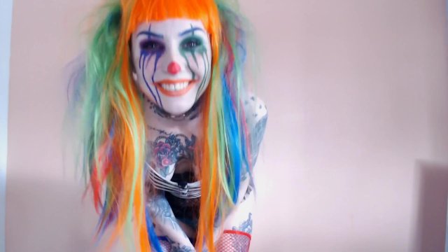 Watch Bondage Video:Captured by a Psycho Clown
