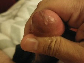 handjob, amateur, cumshot, semi hard