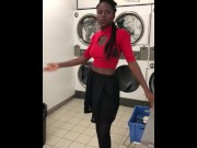 Preview 3 of Ebony girl picked up in launderette for anal sex