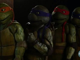 cumshot, parody, ninja turtles, hardcore