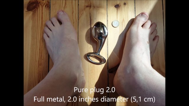 Mec hétéro première fois pure plug 2.0 métal énorme orgasme et éjac.