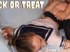 Halloween Slut AnnaClaireClouds Gets Fucked For Dick Or Treat