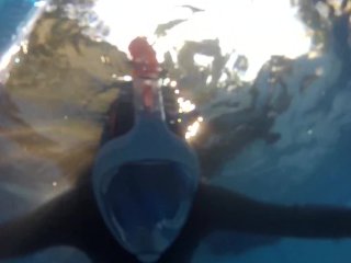 Underwater Easybreath Snorkel Dive Test with Neopren
