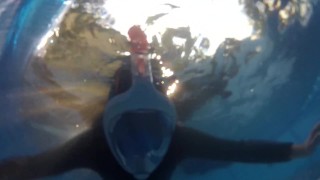 Onderwater Easybreath Snorkel duiktest met Neopren
