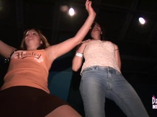 Upskirt Peeks Of Girls Dancing In Nightclub