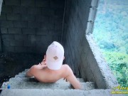 Preview 3 of Jerking Offf & Cumming in an Open & Abandoned Building Beside the Highway